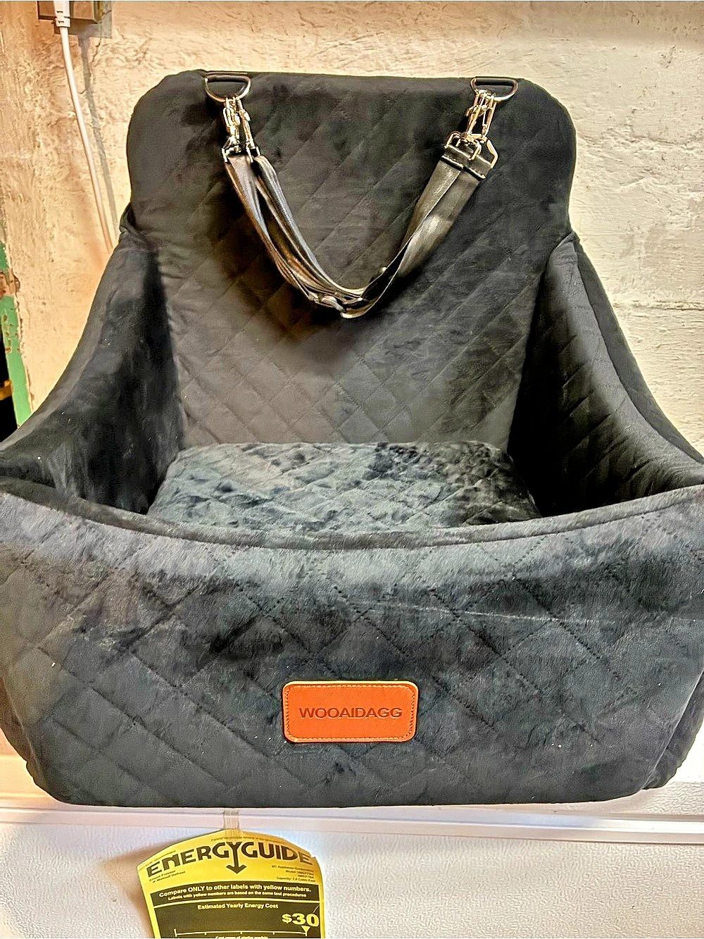 WOOWAIDG Black Pet Carrier